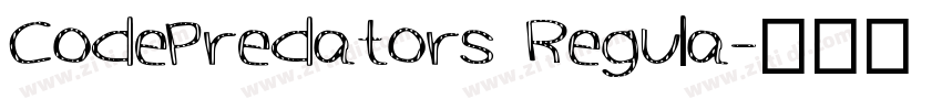 CodePredators Regula字体转换